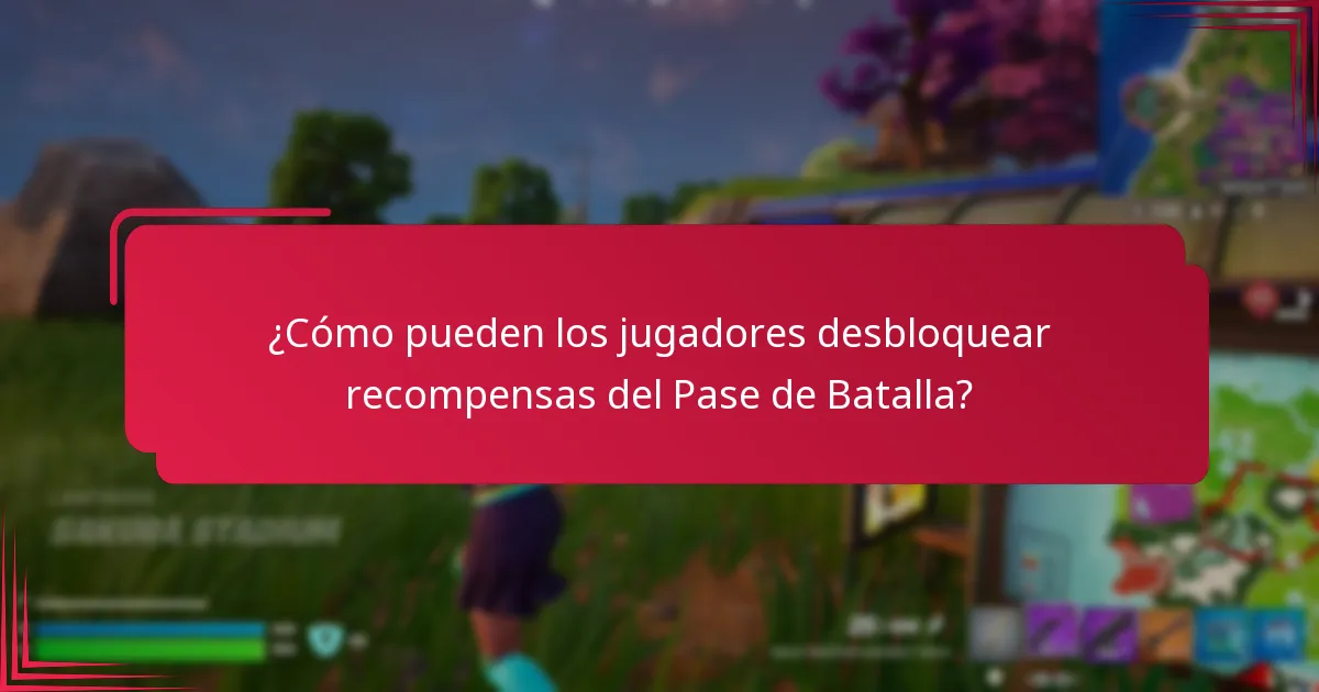 ¿Cómo pueden los jugadores desbloquear recompensas del Pase de Batalla?