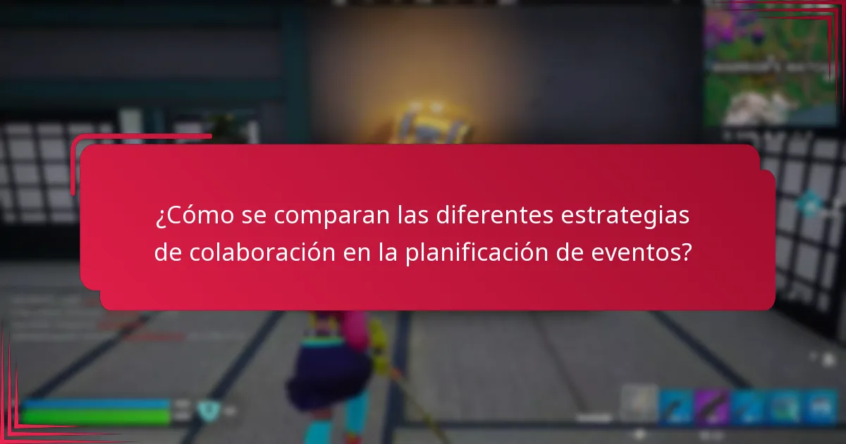 ¿Qué herramientas mejoran la colaboración en la planificación de eventos?